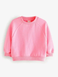 Next Bright Pink Crew Neck Sweatshirt (3mths-7yrs)
