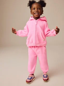 Next Bright Pink Zip Through Hoodie (3mths-7yrs) Best