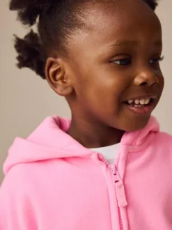 Next Bright Pink Zip Through Hoodie (3mths-7yrs) Best