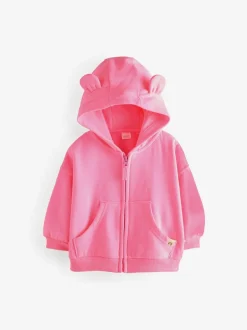 Next Bright Pink Zip Through Hoodie (3mths-7yrs) Best
