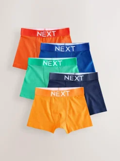 Next Bright Plain Trunks 5 Pack (1.5-16yrs) Hot
