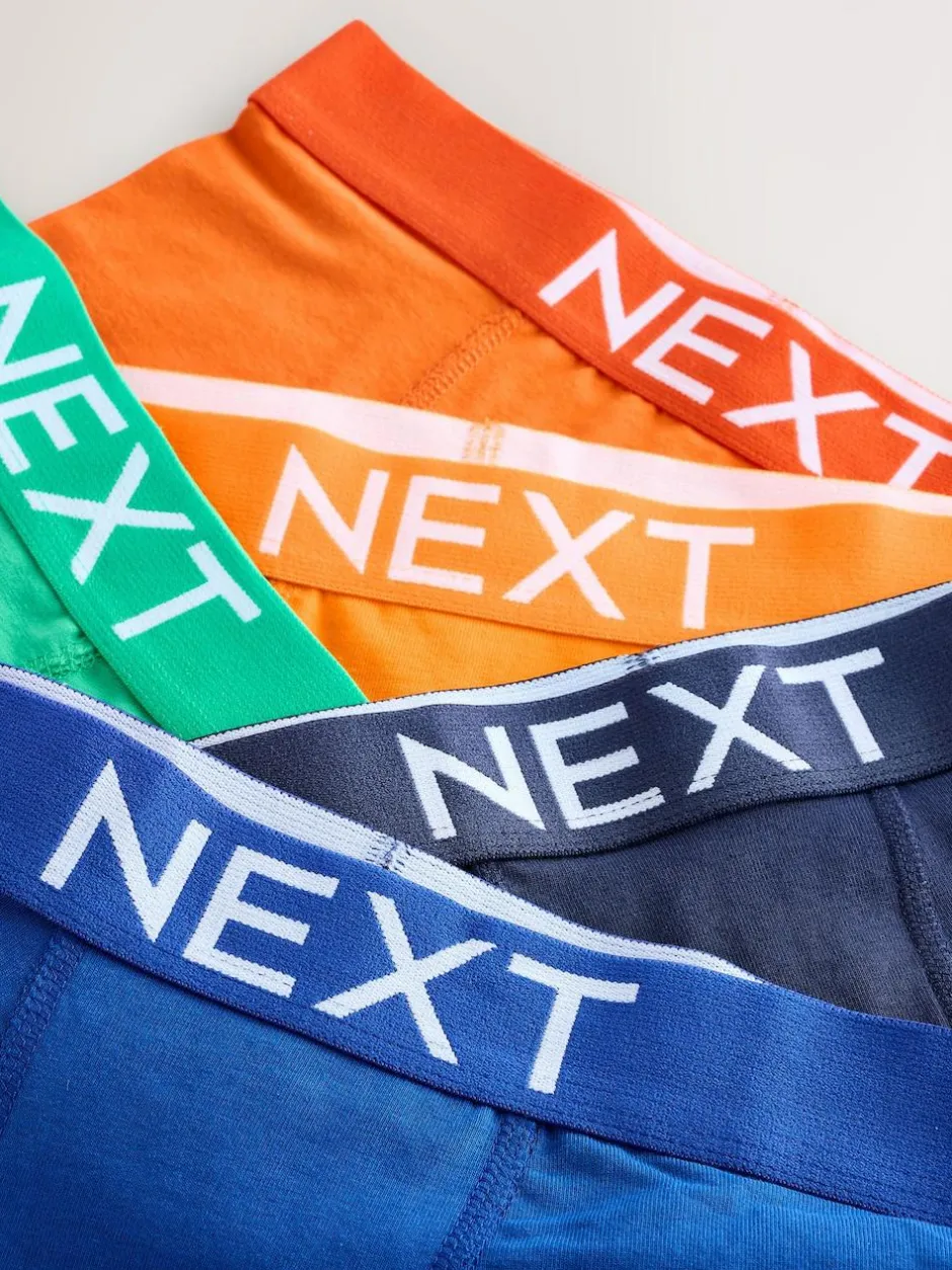 Next Bright Plain Trunks 5 Pack (1.5-16yrs) Hot