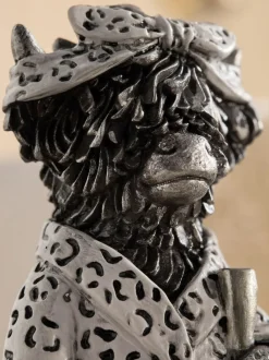 Next Bronze Hamish Leopard Print Bathroom Ornament Hot