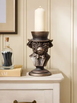 Next Bronze Hamish Pillar Candle Holder Best