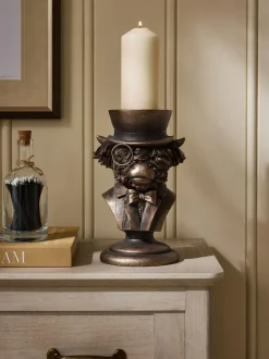 Next Bronze Hamish Pillar Candle Holder Best