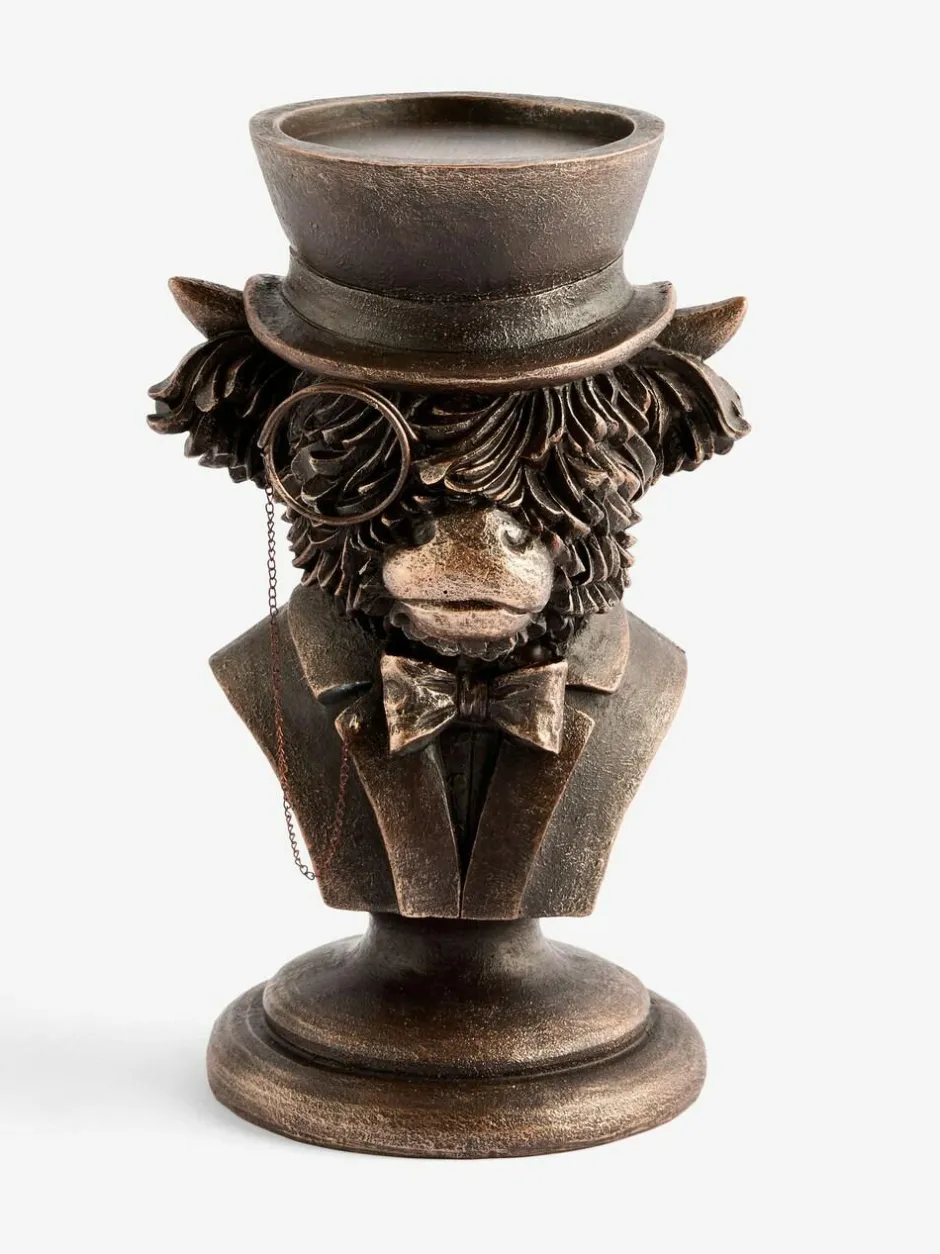 Next Bronze Hamish Pillar Candle Holder Best