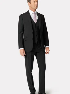 Brook Taverner Black White Suit Jacket Discount