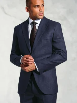 Brook Taverner Blue Italian Wool Suit Jacket Hot