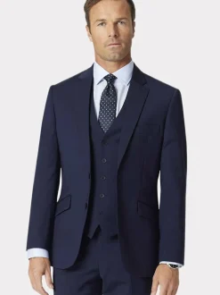 Brook Taverner Blue Suit Jacket New