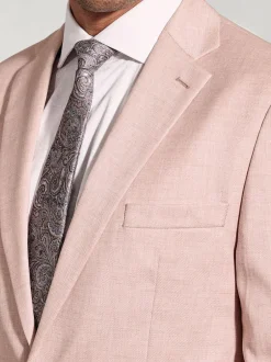 Brook Taverner Textured Occasion Suit Jacket Pink Online