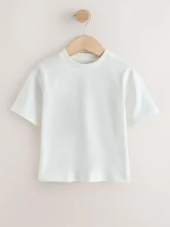 Next Brown and Off White Stripe Dungarees and T-Shirt Set (3mths-7yrs) Best