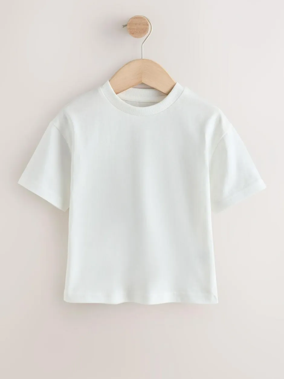Next Brown and Off White Stripe Dungarees and T-Shirt Set (3mths-7yrs) Best
