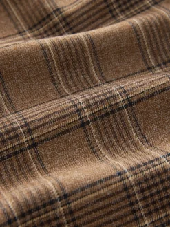 Next Brown Check Smart Culottes Hot