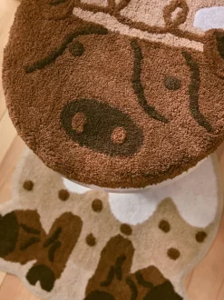 Next Brown Christmas Hamish The Highland Cow 100% Cotton Pedestal Set Online