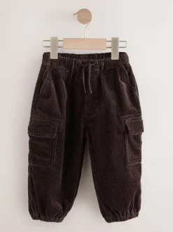Next Corduroy Cargo Trousers (3mths-7yrs) Brown Hot