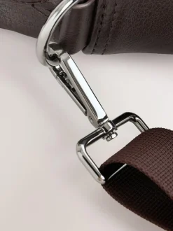 Next Faux Leather Briefcase Brown Sale