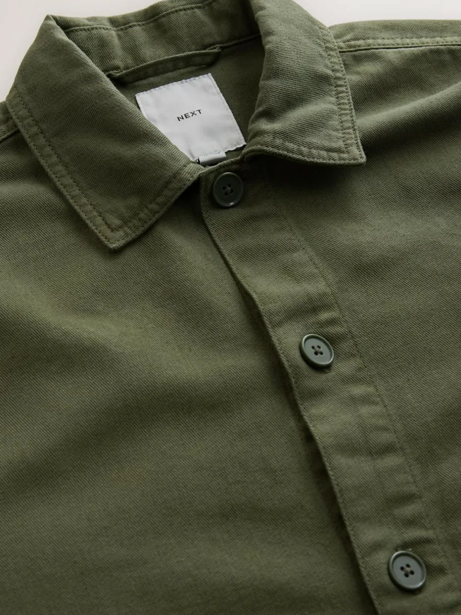Next Brown Hem Pocket Shacket Sale