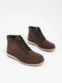Next Leather Boots Brown Best