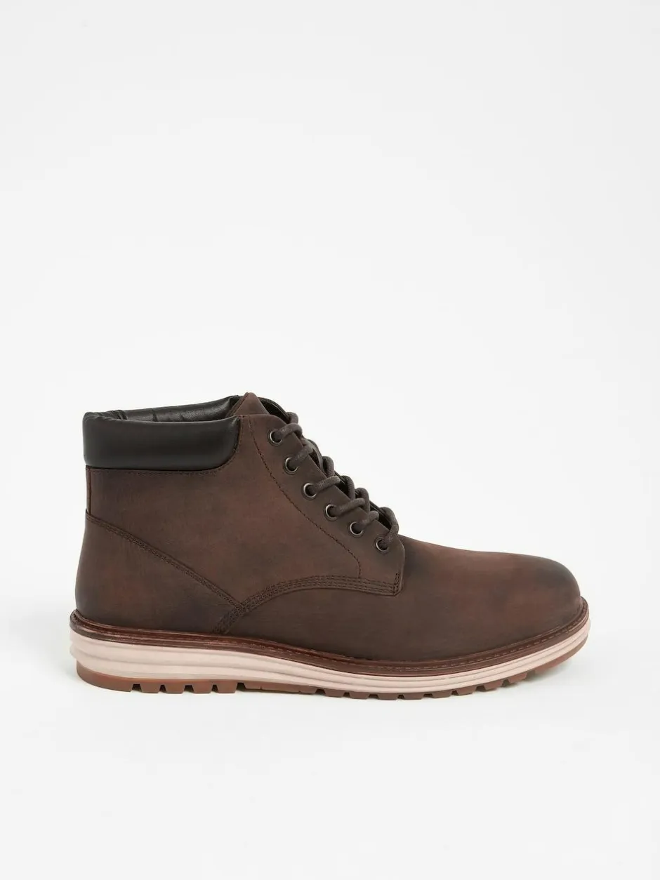 Next Leather Boots Brown Best