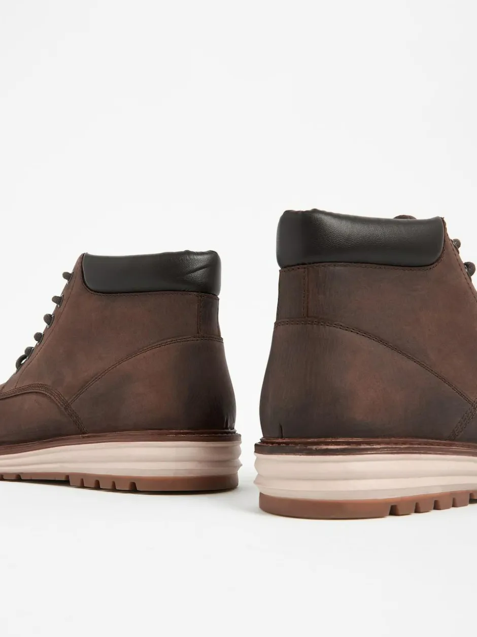 Next Leather Boots Brown Best