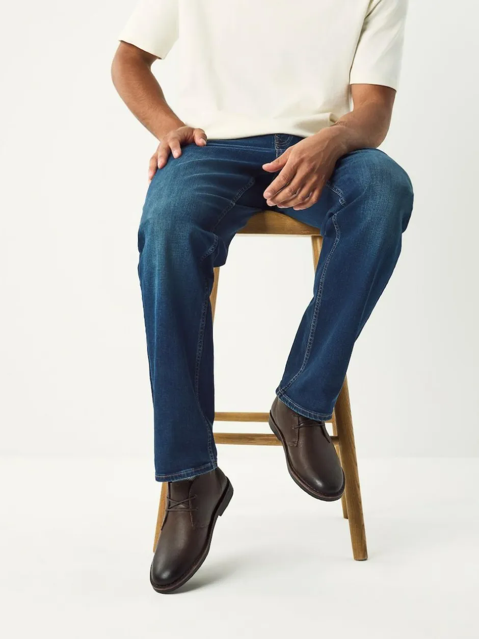 Next Leather Desert Boots Brown Online