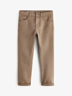Next Brown Regular Fit Stretch Jeans (3-17yrs) Online