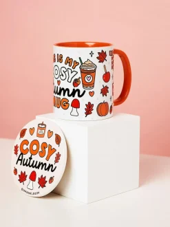 Next Brown Sam Jayne This Is My Cosy Autumn Mug Sale
