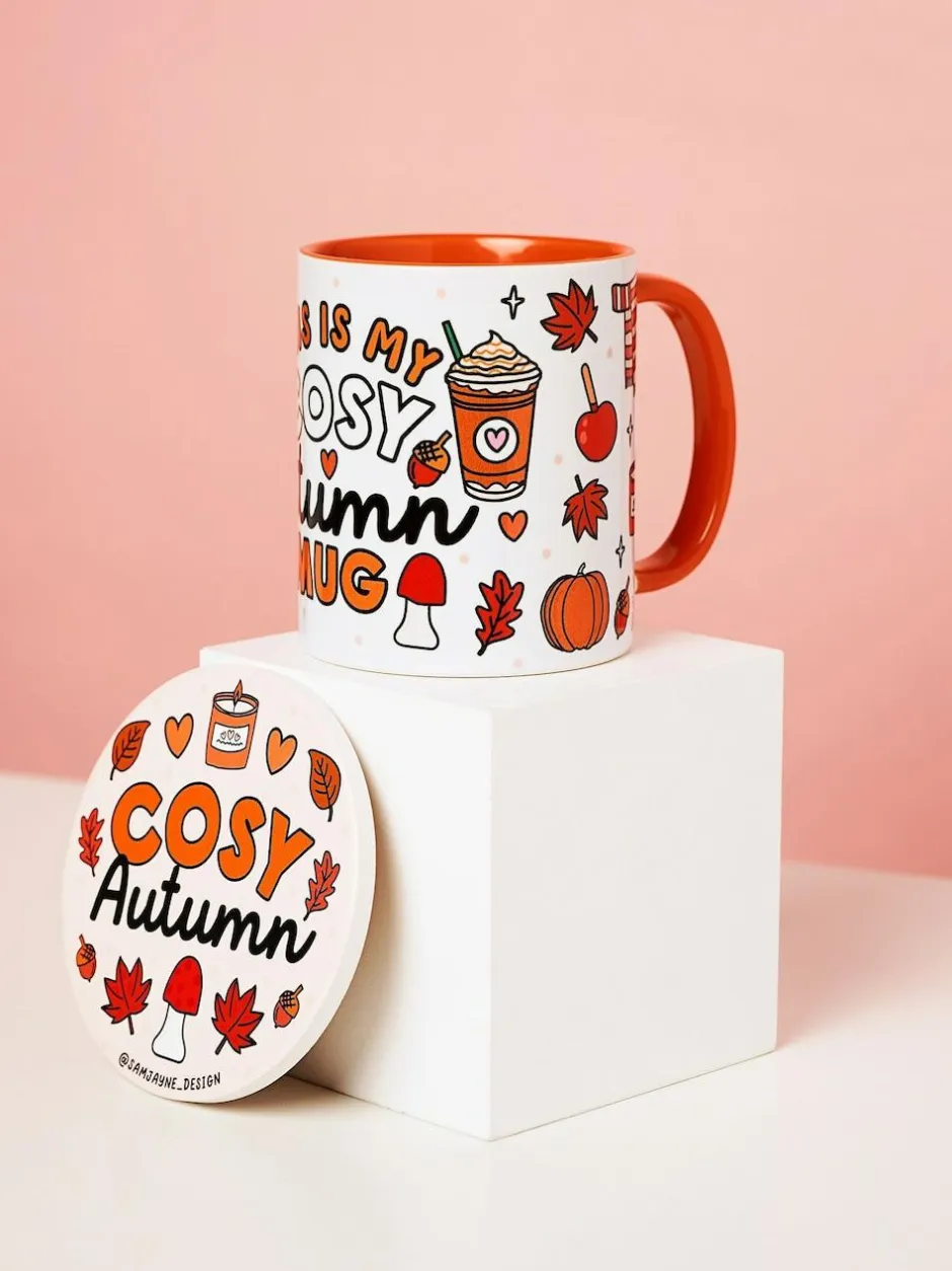 Next Brown Sam Jayne This Is My Cosy Autumn Mug Sale