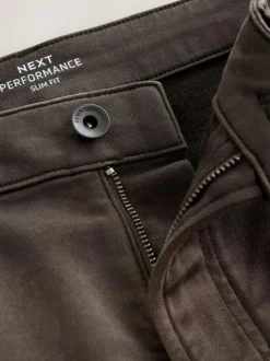 Next Brown Slim Fit Comfort Stretch Jeans Hot