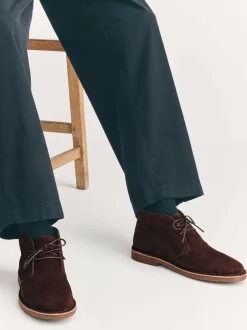 Next Brown Suede Desert Boots Sale
