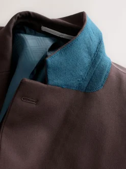 Next Brown Tailored Fit Motionflex Stretch Suit Jacket Online