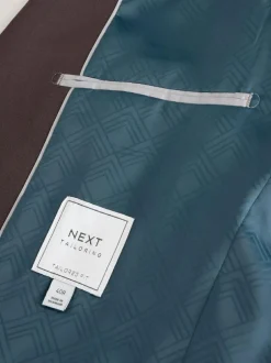 Next Brown Tailored Fit Motionflex Stretch Suit Jacket Online