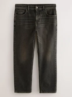 Next Brown Tint Straight Fit Vintage Wash Denim Jeans Best