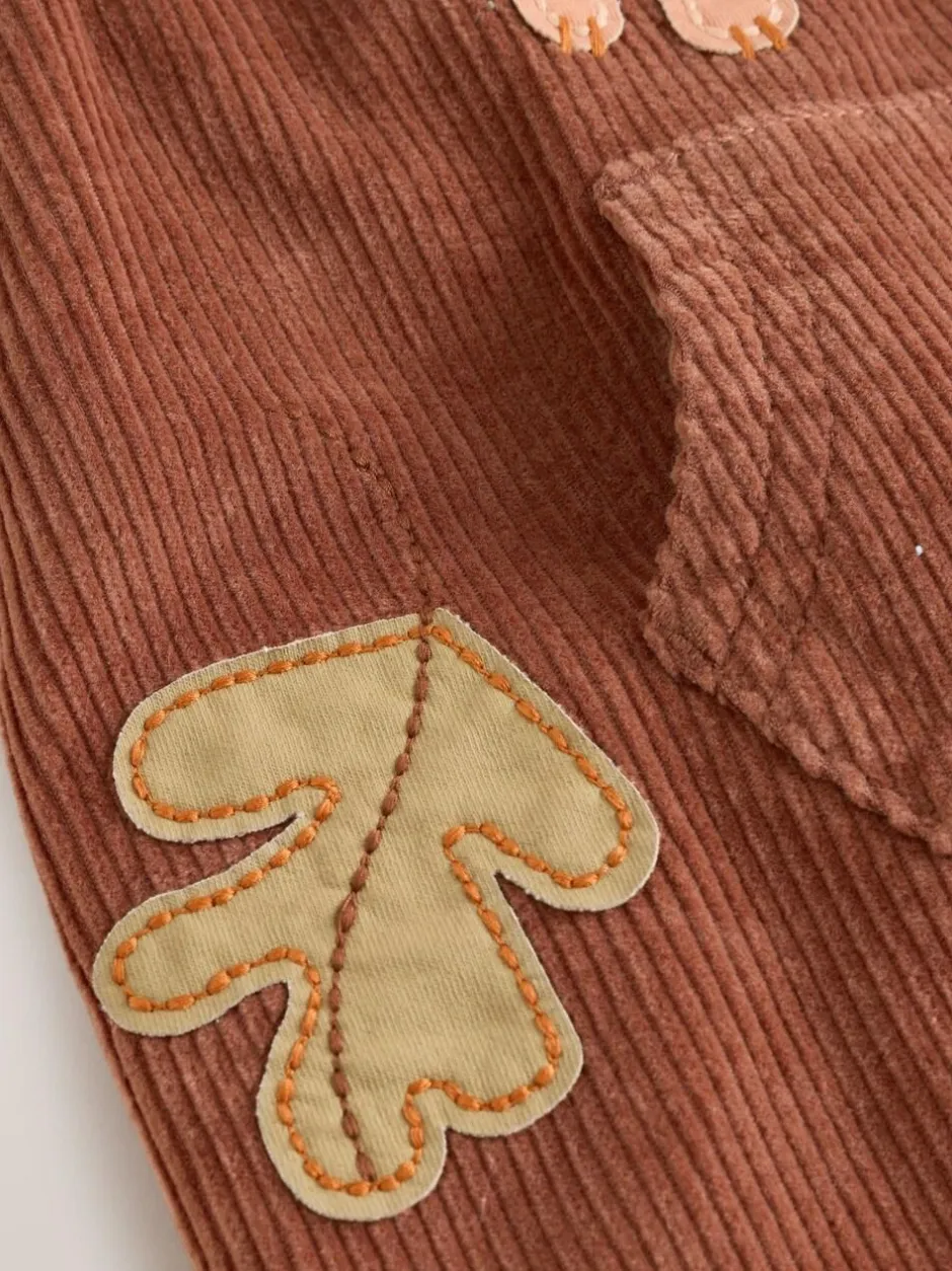 Next Brown Woodland Cord Dungarees and Bodysuit Set (0mths-2yrs) Sale