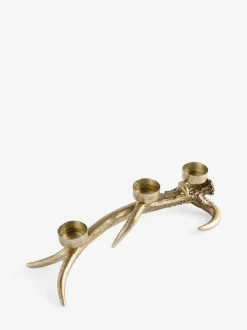 Next Brown/Gold Antler Candle Holder Tealight Sale