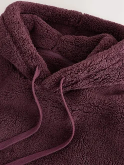 Next Burgundy Red Borg Overhead Hoodie Hot