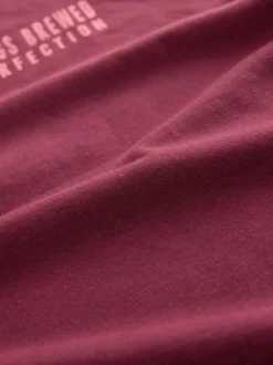 Next Burgundy Red Cotton Short Sleeve Pyjamas New