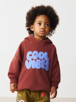 Next Burgundy Red Long Sleeve Printed Hoodie (3mths-7yrs) Best