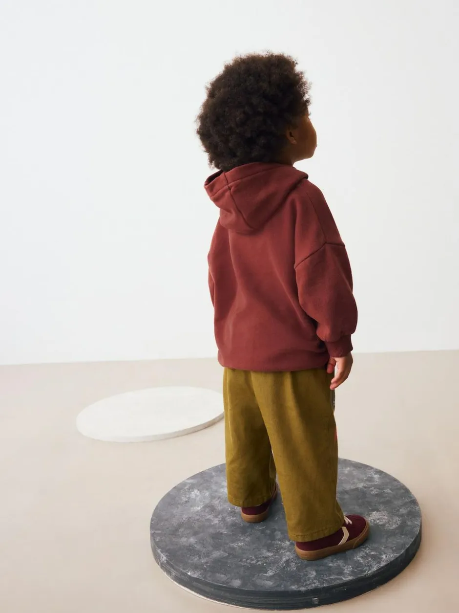 Next Burgundy Red Long Sleeve Printed Hoodie (3mths-7yrs) Best