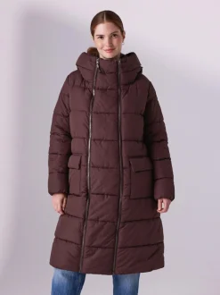 Next Maternity Shower Resistant Coat Burgundy Red Discount