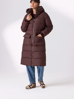 Next Maternity Shower Resistant Coat Burgundy Red Discount
