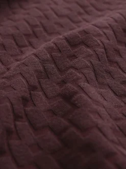 Next Burgundy Red Regular Fit N.Premium Smart Jaquard Polo Shirt Online