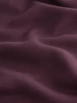 Next Burgundy Red Regular Fit Heavyweight Cotton Rich Crew Neck Sweatshirt Best