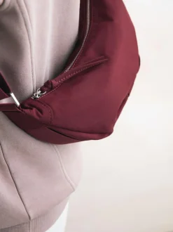 Next Sling Cross Body Bag Burgundy Red Best