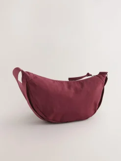 Next Sling Cross Body Bag Burgundy Red Best