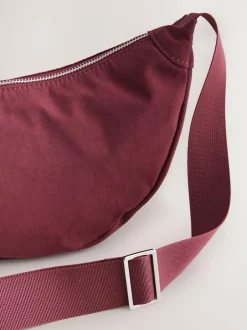 Next Sling Cross Body Bag Burgundy Red Best