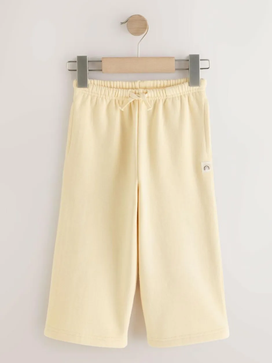 Next Butter Yellow Wide Leg Sweat Joggers (3mths-7yrs) Best
