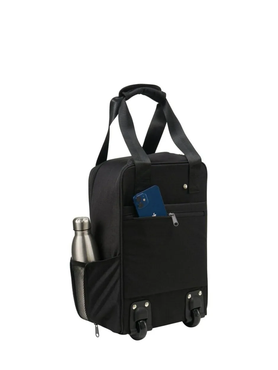 Cabin Max Narvik Stowaway 20L 40cm Trolley Bag Black