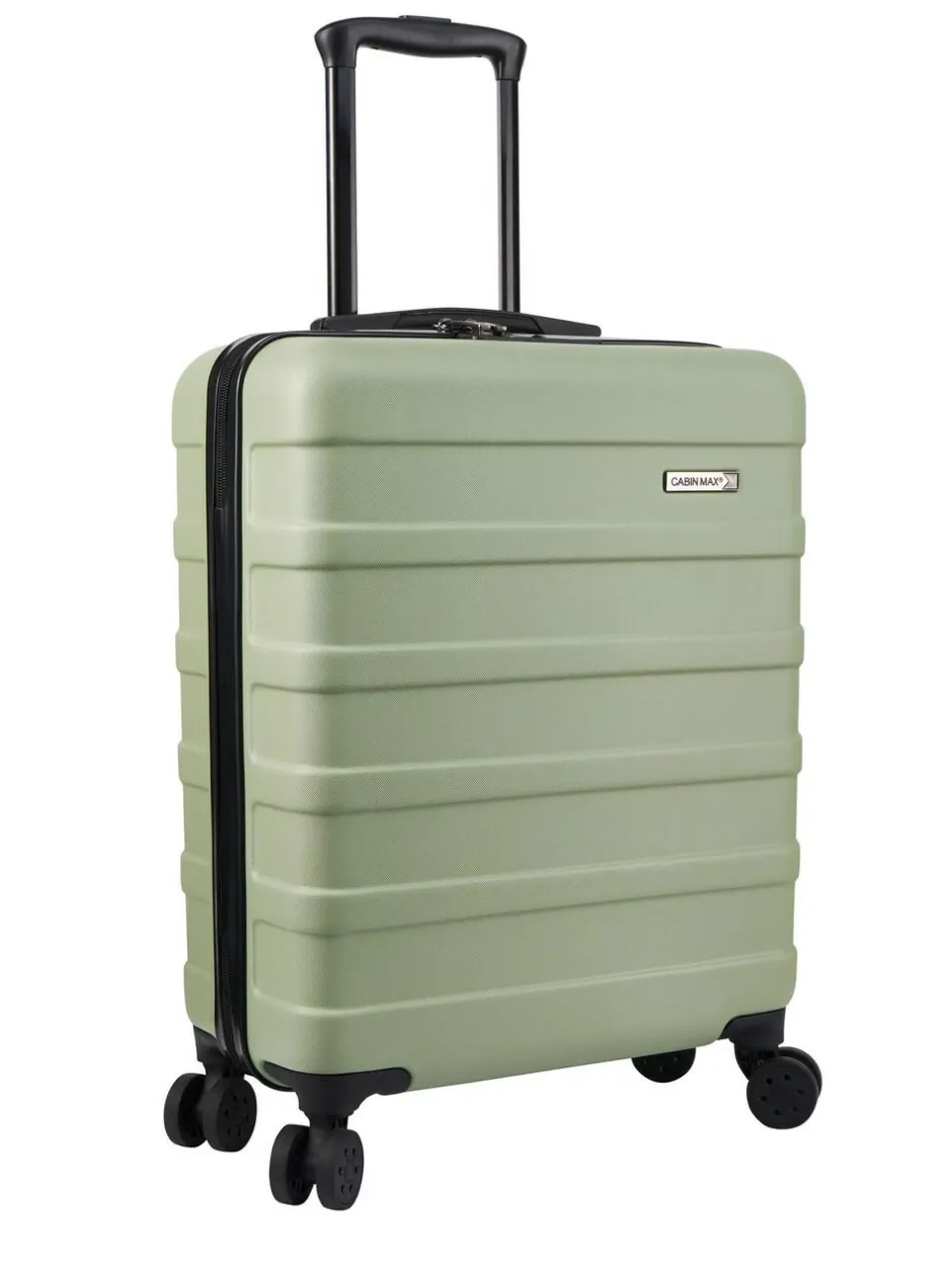 Cabin Max Bodo Green Anode 40L ABS Cabin Carry On Hand 55x40x20cm Luggage Outlet