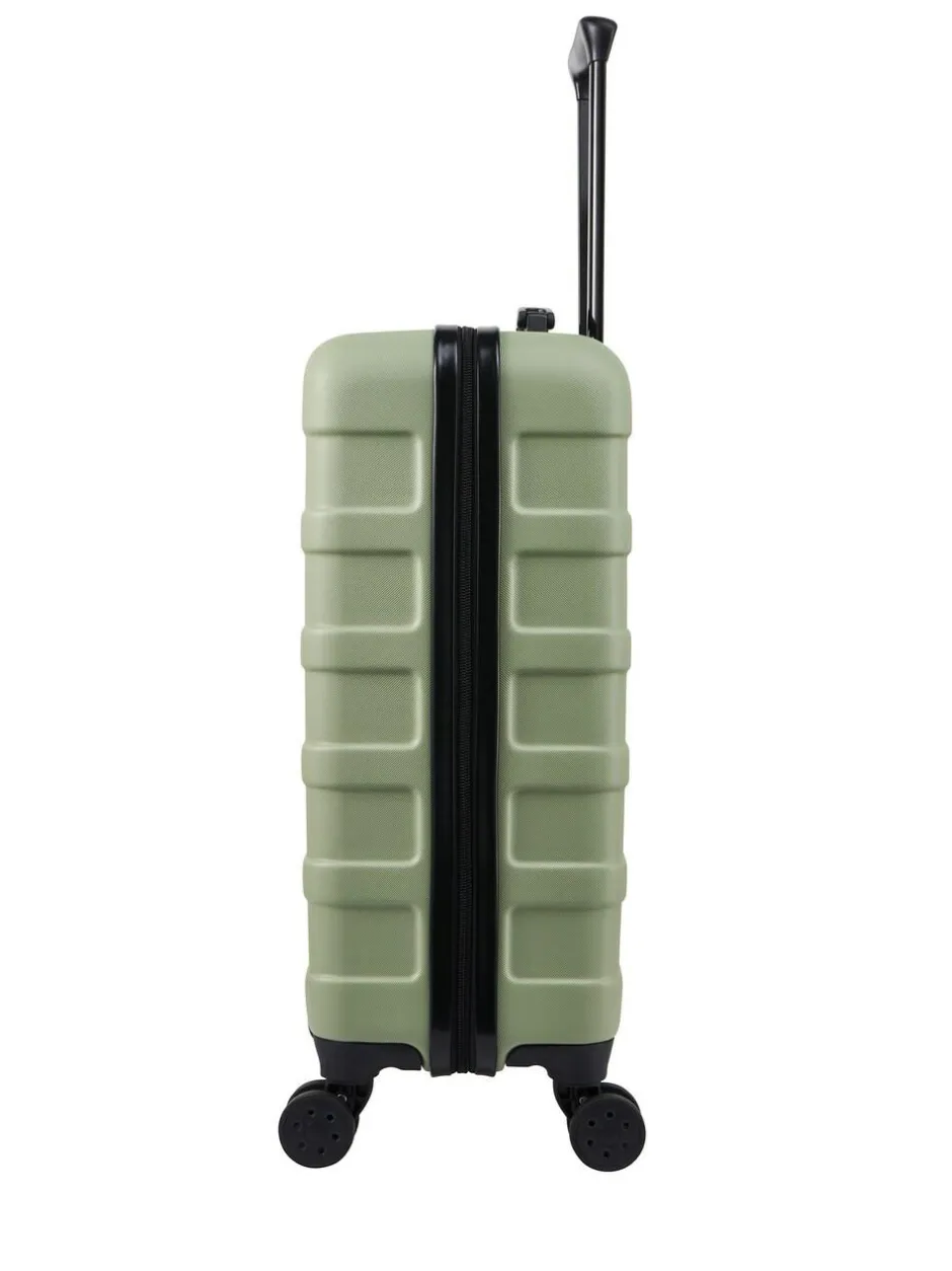 Cabin Max Bodo Green Anode 40L ABS Cabin Carry On Hand 55x40x20cm Luggage Outlet